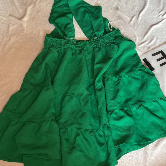 NWOT Shein, extra large green halter dress - Picture 4 of 4